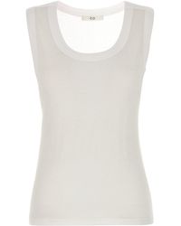 Co. - White Tton Tank Top - Lyst