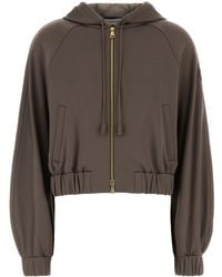 Moncler - Mud Stretch Jersey Sweatshirt - Lyst