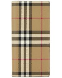 Burberry - Printed Canvas Wallet - Lyst