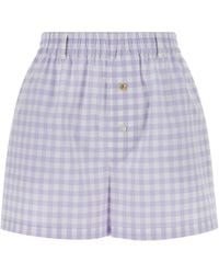 Moschino - Gingham Shorts - Lyst
