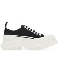 McQueen - Sneakers Tread Slick in tela nera - Lyst