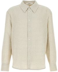 Séfr - Embroidered Cotton Blend Wed Shirt - Lyst