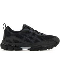 Asics - Black Mesh And Synthetic Leather Gel-nyc Rgd Sneakers - Lyst