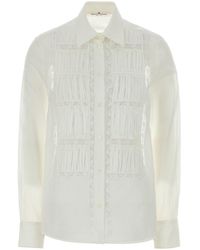 Ermanno Scervino - Camicia Cotone Pizzo - Lyst