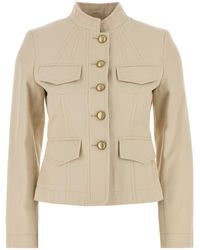 Weekend by Maxmara - Giubbino Astori1234 in denim beige - Lyst