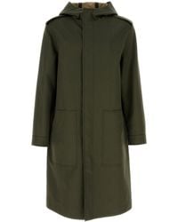 Valentino Garavani - Army Cotton Trench Coat - Lyst