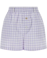 Moschino - Gingham Shorts - Lyst