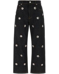 Marni - Dark Blue Denim Jeans - Lyst