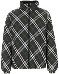 Burberry - Vintage-Check Puffer Jacket - Lyst