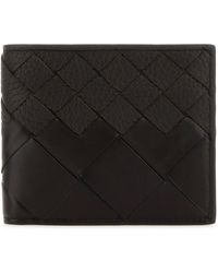 Bottega Veneta - Portafoglio Intrecciato in pelle testa di moro - Lyst