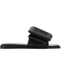 Boyy - Leather Puffy Slippers - Lyst