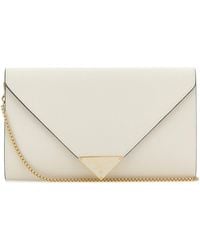 Prada - Borsa a tracolla mini in pelle avorio - Lyst