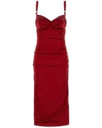 Dolce & Gabbana - Abito Midi - Lyst