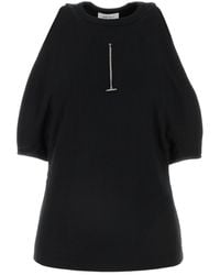McQueen - Top With Round Neckline - Lyst