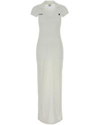 Courreges - Polyester Polo Dress - Lyst