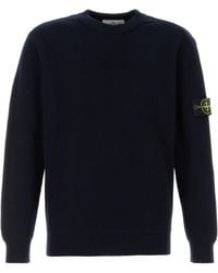 Stone Island - Midnight Cotton Sweater - Lyst