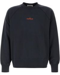 Stone Island - Cotton Sweatshirt - Lyst