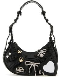 Balenciaga - Borsa a spalla Le Cagole XS in pelle ardesia - Lyst
