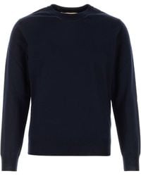 Valentino Garavani - Midnight Blue Wool Sweater - Lyst