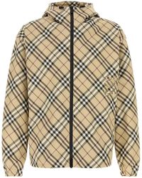 Burberry - Check Twill Jacket - Lyst