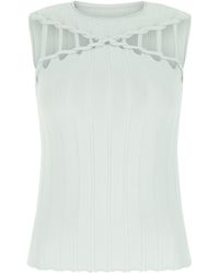 Dion Lee Ice Viscose Ble - White