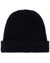 Maison Margiela - Cuffia in cashmere blu notte - Lyst