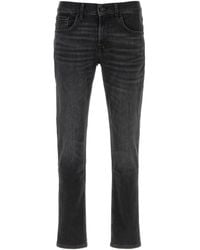 7 For All Mankind - Solid Regular Jeans - Lyst