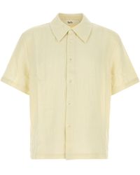 Séfr - Cream Linen And Cotton Dayot Shirt - Lyst