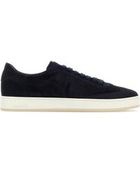 Church's - Navy Blue Suede Largs 2 Sneakers - Lyst