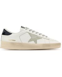 Golden Goose - White Leather Stardan Sneakers - Lyst