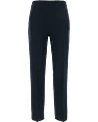 PT Torino - Navy Blue Stretch Polyester Gioia Pant - Lyst