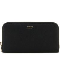 Tom Ford - Portafoglio in pelle nera - Lyst