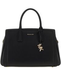 MICHAEL Michael Kors - Black Leather Laila Handbag - Lyst