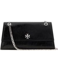 Tory Burch - Black Nappa Leather Kira Shoulder Bag - Lyst