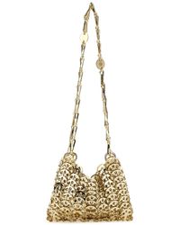 Rabanne - Gold Metal 1969 Nano Shoulder Bag - Lyst