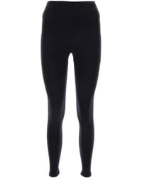 Balenciaga - Black Stretch Nylon leggings - Lyst