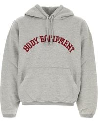 1989 STUDIO - Melange Grey Cotton Body Equipment Sweatshirt - Lyst