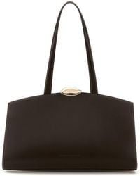 Benedetta Bruzziches - Borsa shopping Serena in pelle marrone - Lyst