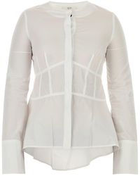 Co. - White Poplin Shirt - Lyst