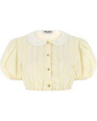 Miu Miu Blouses for Women | Online Sale up to 38% off | Lyst