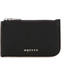 McQueen - Leather Card Holder - Lyst