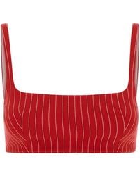 Orian - Embroidered Viscose Blend Crop-top - Lyst
