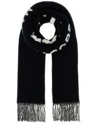 Marc Jacobs - Black Wool Blend Scarf - Lyst