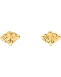 Chloé - Gold Metal Chloé Mirror Earrings - Lyst
