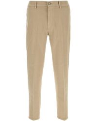PT Torino - Beige Stretch Cotton Reggae Pant - Lyst
