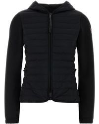Moncler - Black Stretch Polyester Blend Jacket - Lyst