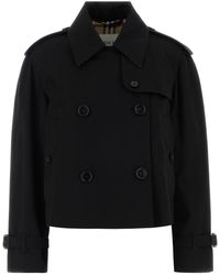 Burberry - Shirt Collar Trench Coat - Lyst