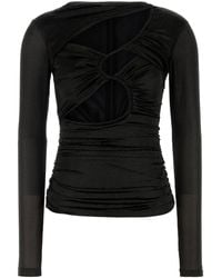 Isabel Marant - Stretch Silk Blend Rose Top - Lyst
