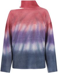 Canessa - Multicolor Cashmere Oversize Sweater - Lyst
