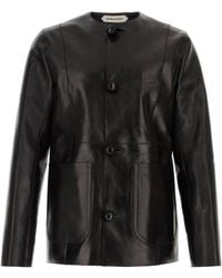 NAMACHEKO - Giacca in pelle nera - Lyst